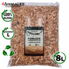 Podłoże olchowe, zrębki do terrariów i klatek size Large 9-12mm 8 litrów