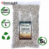 Wermikulit srebrny podłoże do terrarium size L (Large) 7-15mm 5 litrów