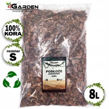 Kora sosnowa, suche antybakteryjne podłoże do roślin doniczkowych 1-2cm 8L