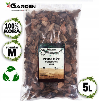 Kora sosnowa, suche antybakteryjne podłoże do roślin doniczkowych 2-4cm 5L